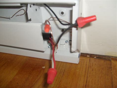 baseboard heater junction box|wiring baseboard heaters in series.